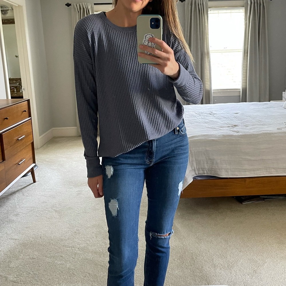 Abercrombie Waffle Knit- M